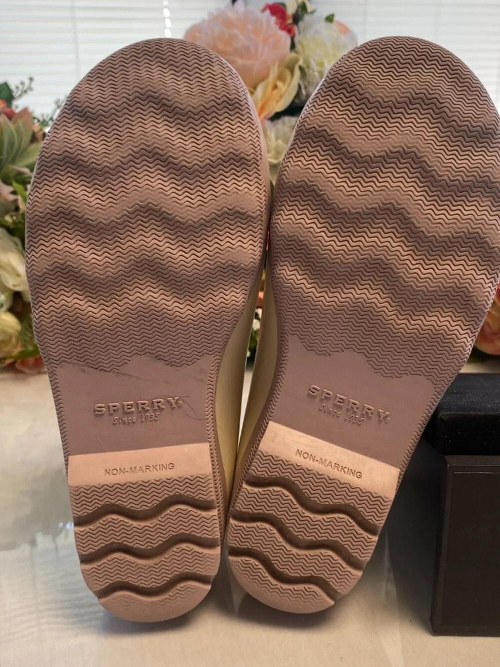 Sperry Port Boot Girls 3M Cream Pink Duck Boots